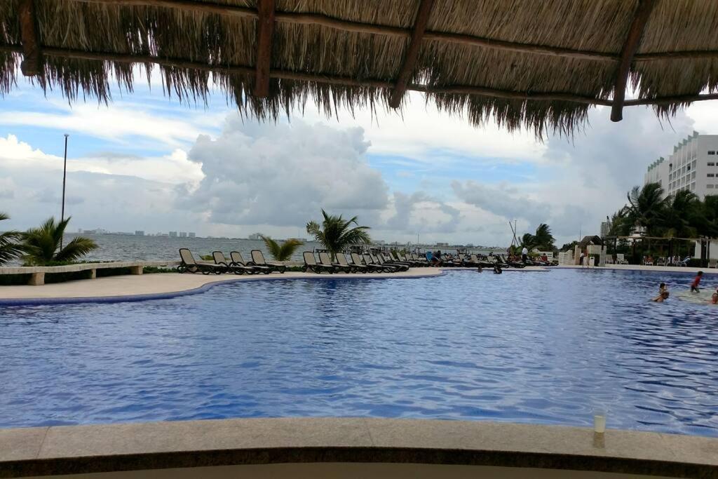 Hermoso Condo De 2 Habitaciones Frente Al Caribe Cancún Eksteriør bilde