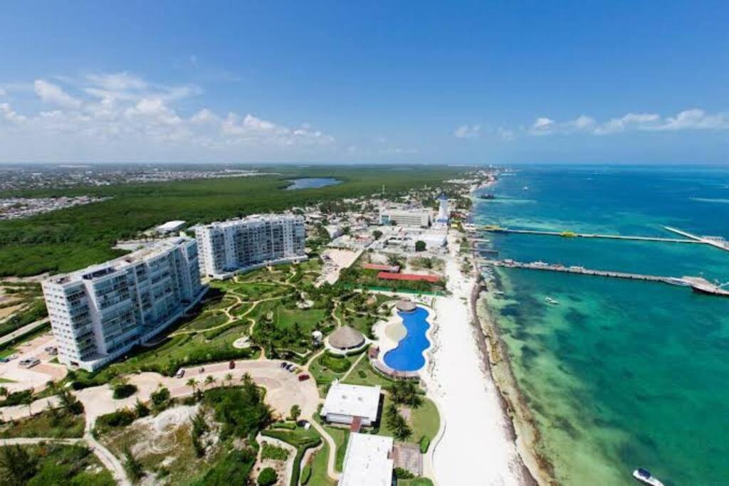 Hermoso Condo De 2 Habitaciones Frente Al Caribe Cancún Eksteriør bilde