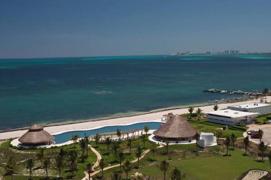 Hermoso Condo De 2 Habitaciones Frente Al Caribe Cancún Eksteriør bilde