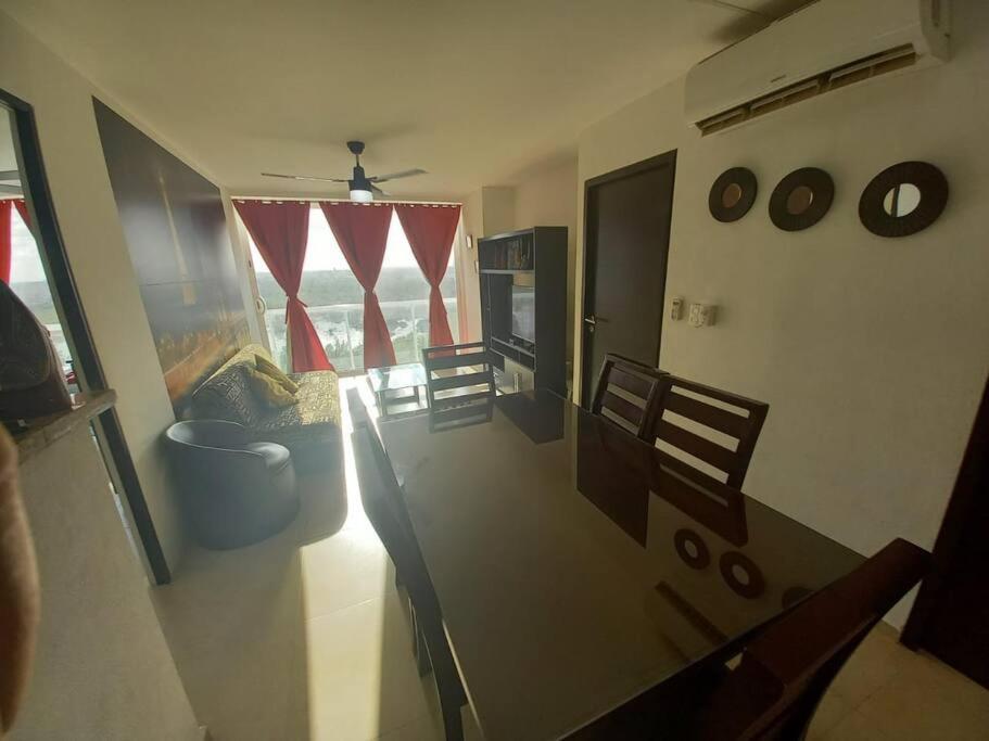 Hermoso Condo De 2 Habitaciones Frente Al Caribe Cancún Eksteriør bilde